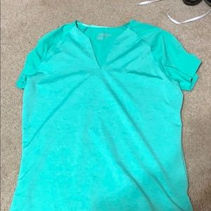 Nike collarless golf shirt